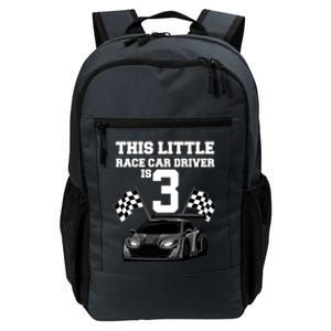 Funny 3rd Birthday Gift 3 Years Old Race Car Drivers Meaningful Gift Daily Commute Backpack