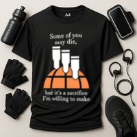 Funny 380 Barrage Meme Cooling Performance Crew T-Shirt