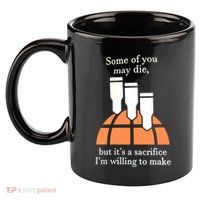 Funny 380 Barrage Meme 11oz C Handle Ceramic Mug