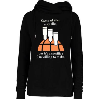 Funny 380 Barrage Meme Womens Funnel Neck Pullover Hood