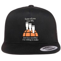 Funny 380 Barrage Meme Flat Bill Trucker Hat