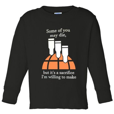 Funny 380 Barrage Meme Toddler Long Sleeve Shirt