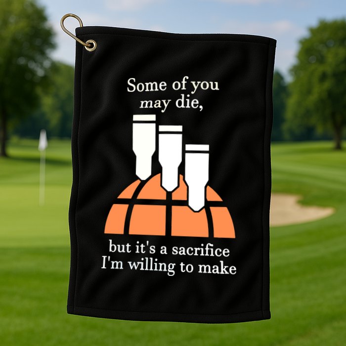 Funny 380 Barrage Meme Golf Towel