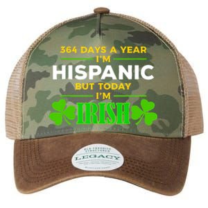 Funny 364 Days A Year IM Hispanic But Today IM Irish Legacy Tie Dye Trucker Hat