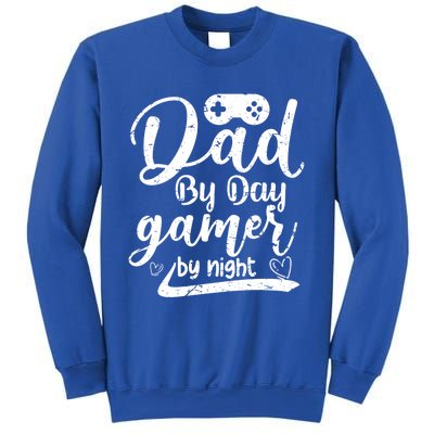 Family 365 Dad By Day Gamer By Night Gift Sweatshirt