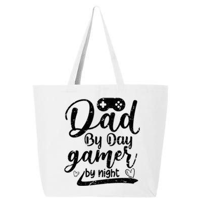 Family 365 Dad By Day Gamer By Night Gift 25L Jumbo Tote