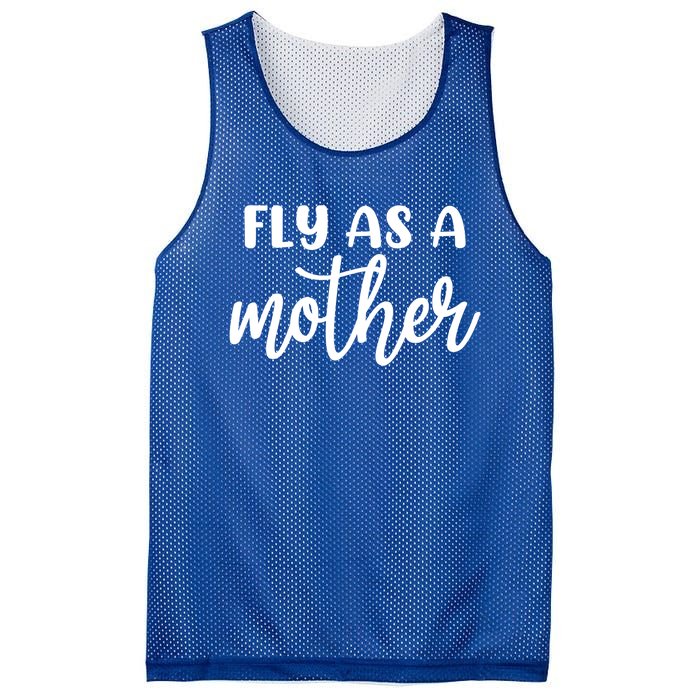 Family 365 Fly As A Mother Meaningful Gift Mesh Reversible Basketball Jersey Tank