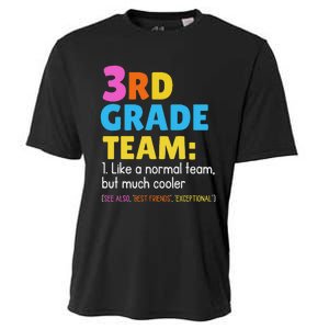 Funny 3rd Grade Team Like Normal But Cooler Third Graders Cooling Performance Crew T-Shirt