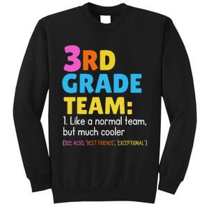 Funny 3rd Grade Team Like Normal But Cooler Third Graders Sweatshirt