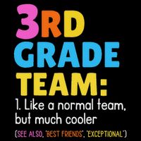 Funny 3rd Grade Team Like Normal But Cooler Third Graders Drawstring Bag