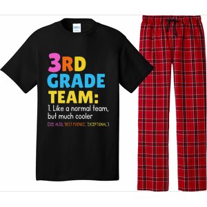 Funny 3rd Grade Team Like Normal But Cooler Third Graders Pajama Set