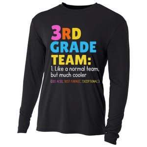 Funny 3rd Grade Team Like Normal But Cooler Third Graders Cooling Performance Long Sleeve Crew