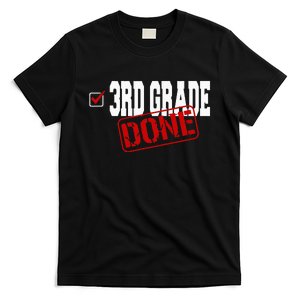 Funny 3rd Grade Done End Of Year Last Day Of School T-Shirt