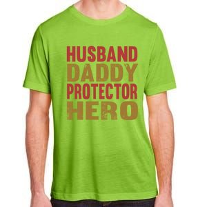 Family 365 Husband Daddy Protector Hero Cool Gift Adult ChromaSoft Performance T-Shirt