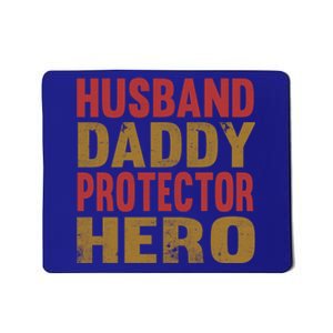 Family 365 Husband Daddy Protector Hero Cool Gift Mousepad