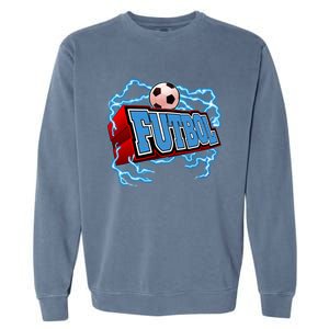 Futbol 3D Logo Garment-Dyed Sweatshirt