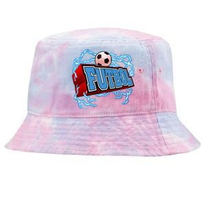 Futbol 3D Logo Tie-Dyed Bucket Hat