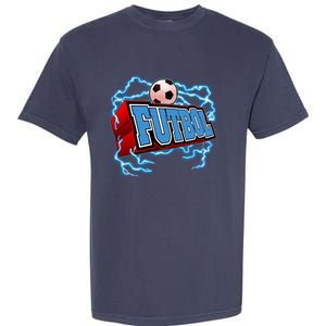 Futbol 3D Logo Garment-Dyed Heavyweight T-Shirt