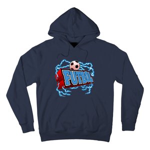 Futbol 3D Logo Hoodie