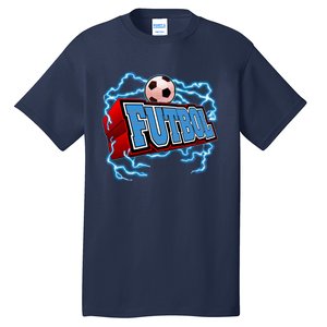 Futbol 3D Logo Tall T-Shirt