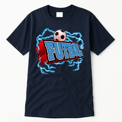 Futbol 3D Logo Tall T-Shirt