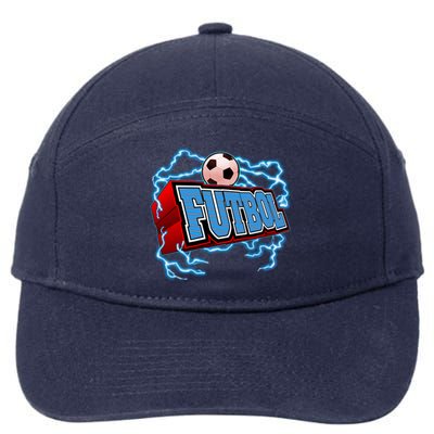 Futbol 3D Logo 7-Panel Snapback Hat