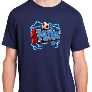 Futbol 3D Logo Adult ChromaSoft Performance T-Shirt