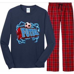 Futbol 3D Logo Long Sleeve Pajama Set