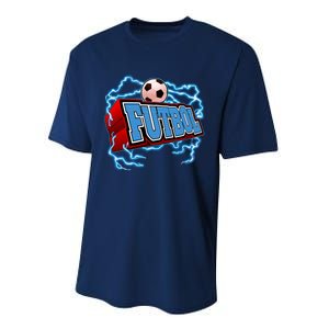 Futbol 3D Logo Performance Sprint T-Shirt