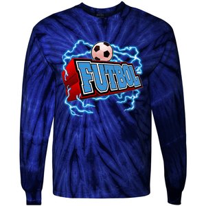 Futbol 3D Logo Tie-Dye Long Sleeve Shirt