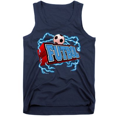 Futbol 3D Logo Tank Top