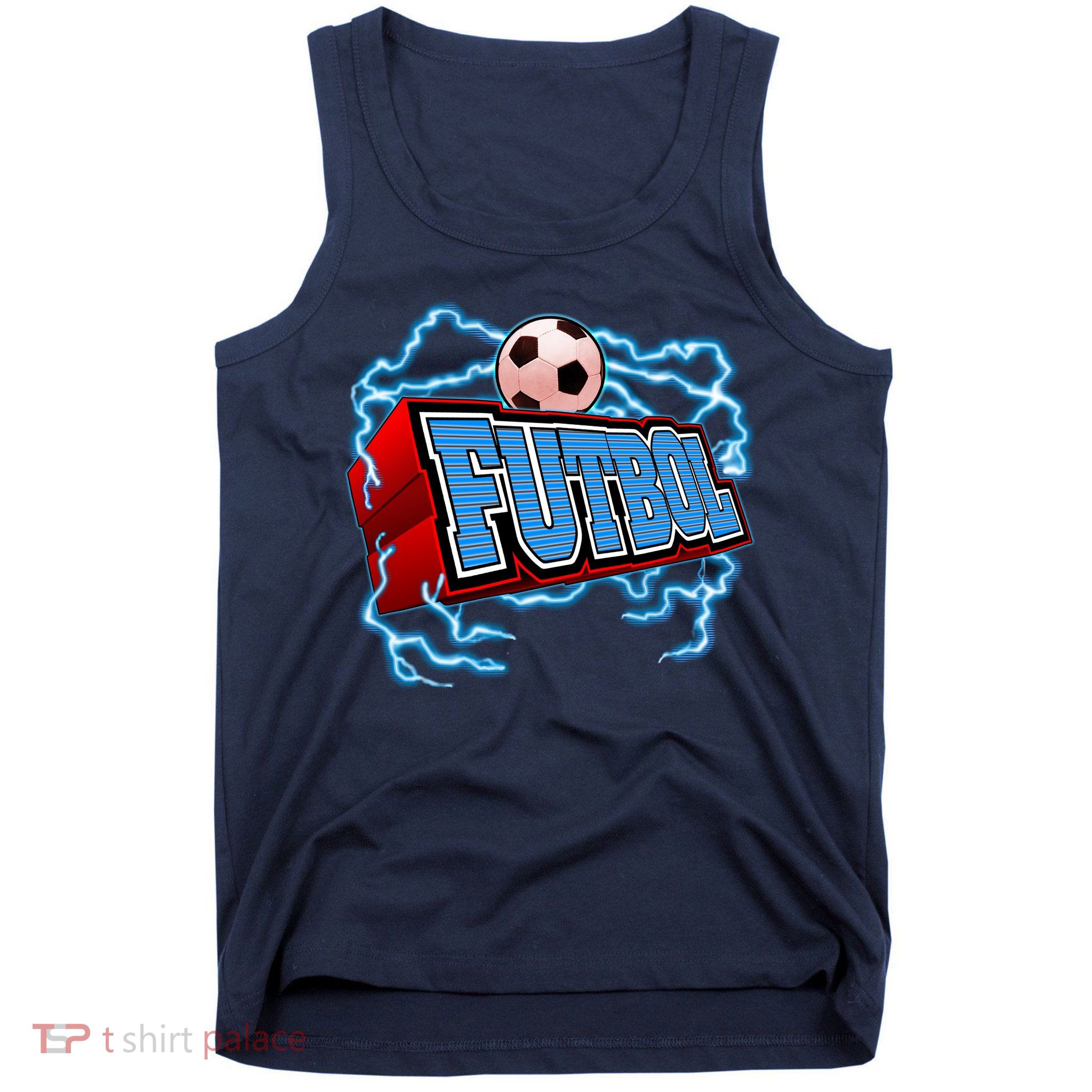 Futbol 3D Logo Tank Top