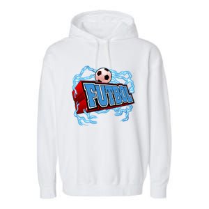 Futbol 3D Logo Garment-Dyed Fleece Hoodie