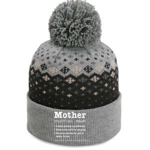 FAMILY 365 Mother Definition Tee Mother's Day Gift The Baniff Cuffed Pom Beanie