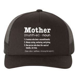 FAMILY 365 Mother Definition Tee Mother's Day Gift Yupoong Adult 5-Panel Trucker Hat