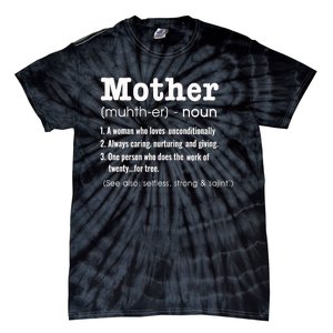 FAMILY 365 Mother Definition Tee Mother's Day Gift Tie-Dye T-Shirt