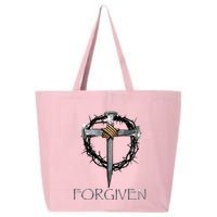 Forgiven 3 Nails Crown Of Thorns 25L Jumbo Tote