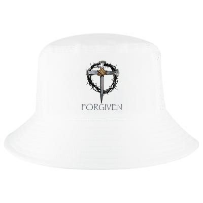 Forgiven 3 Nails Crown Of Thorns Cool Comfort Performance Bucket Hat