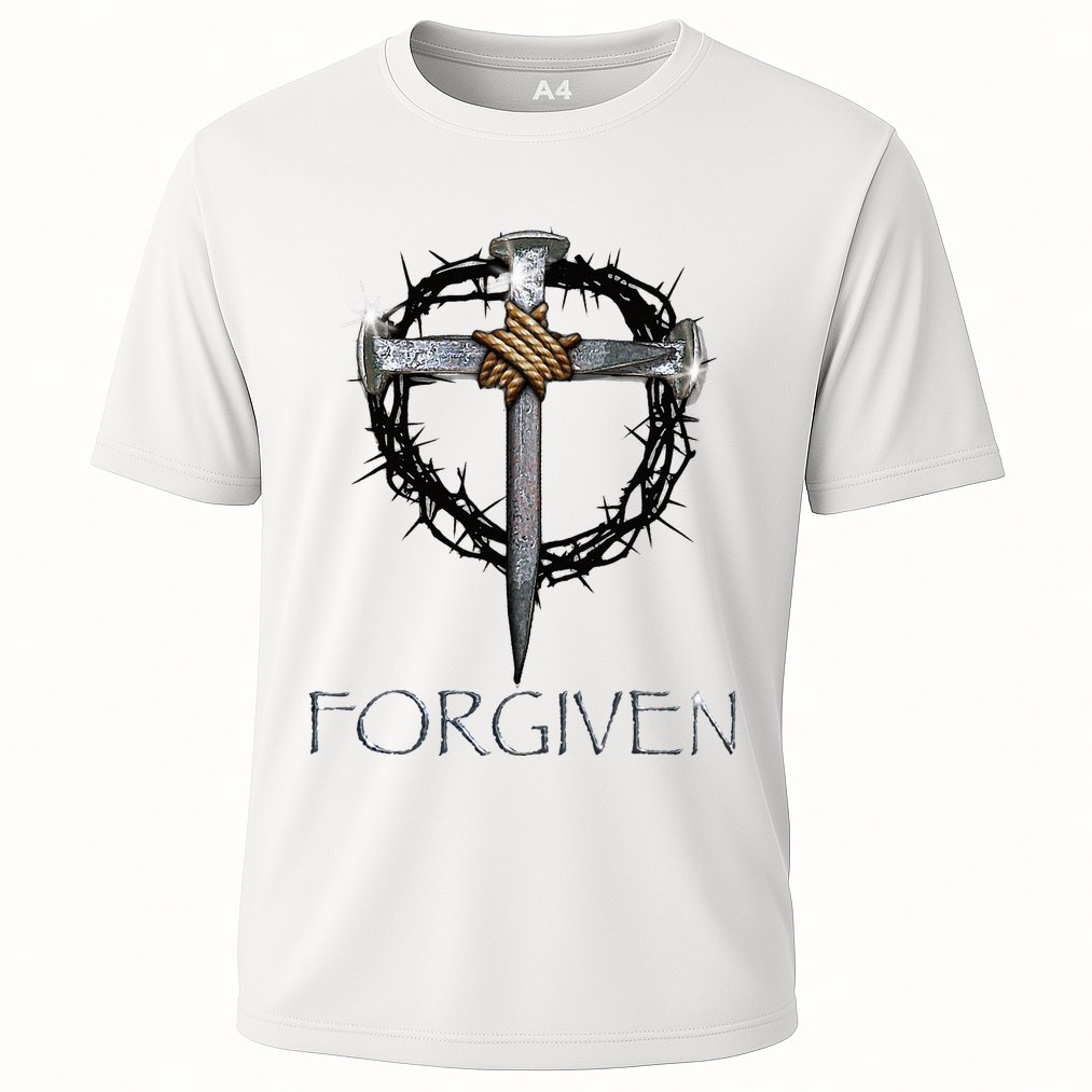 Forgiven 3 Nails Crown Of Thorns Performance Shirt