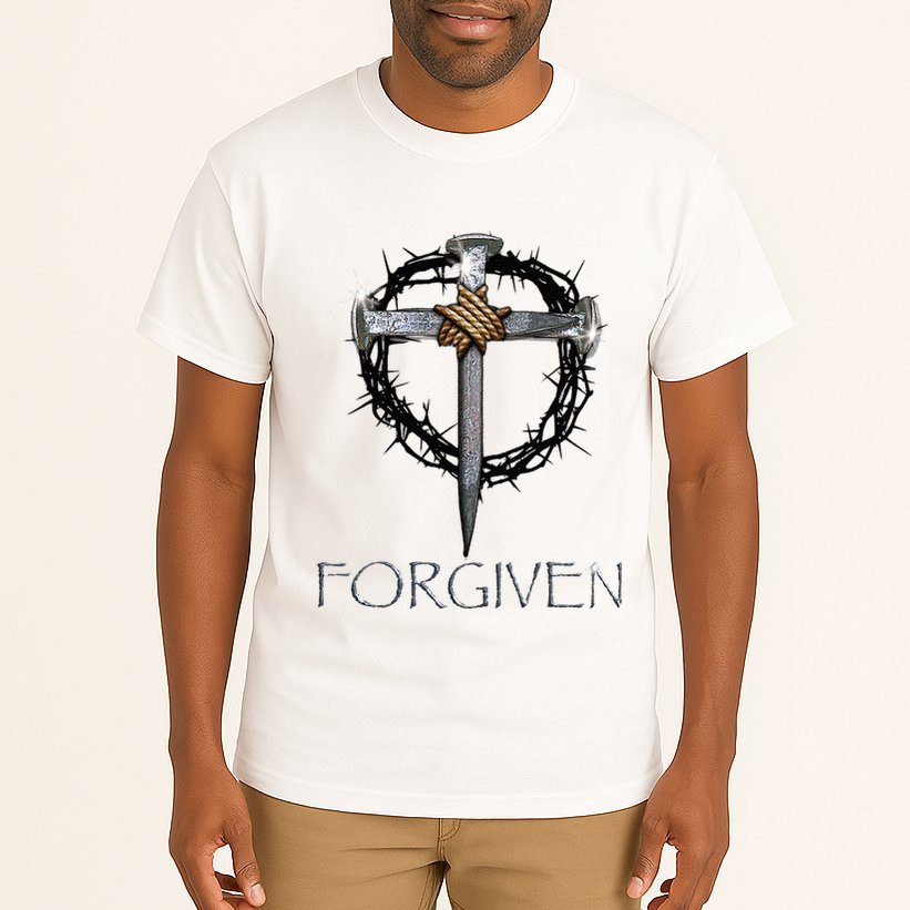 Forgiven 3 Nails Crown Of Thorns Tall T-Shirt