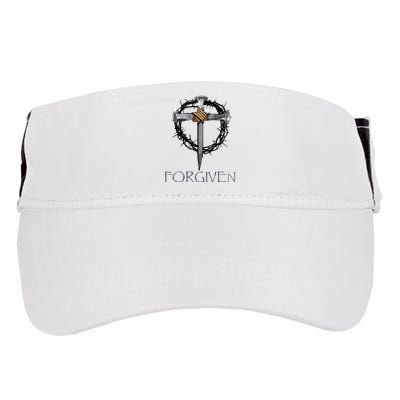 Forgiven 3 Nails Crown Of Thorns Adult Drive Performance Visor