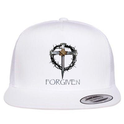 Forgiven 3 Nails Crown Of Thorns Flatbill Hat