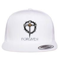 Forgiven 3 Nails Crown Of Thorns Flat Bill Trucker Hat