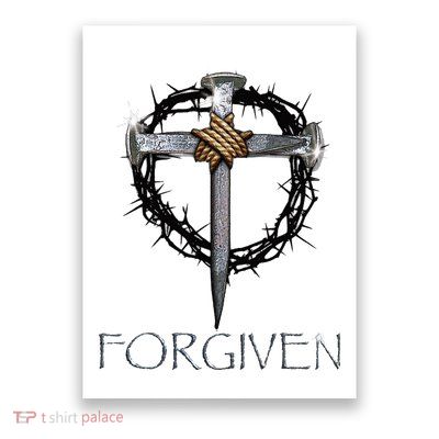 Forgiven 3 Nails Crown Of Thorns Poster