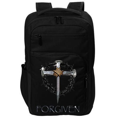 Forgiven  3 Nails crown of thorns  Impact Tech Backpack