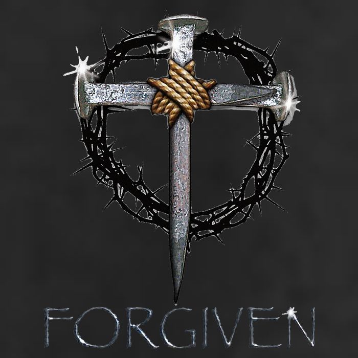 Forgiven  3 Nails crown of thorns  25L Jumbo Tote