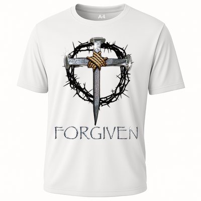 Forgiven  3 Nails crown of thorns  Performance Shirt