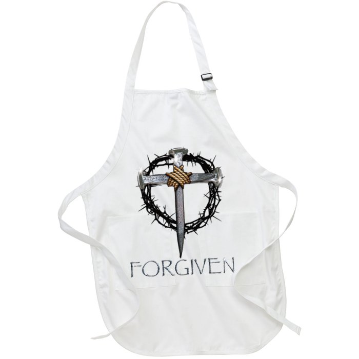 Forgiven  3 Nails crown of thorns  Apron