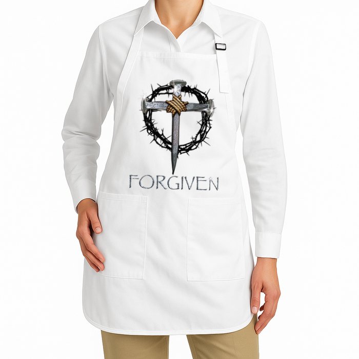 Forgiven  3 Nails crown of thorns  Apron