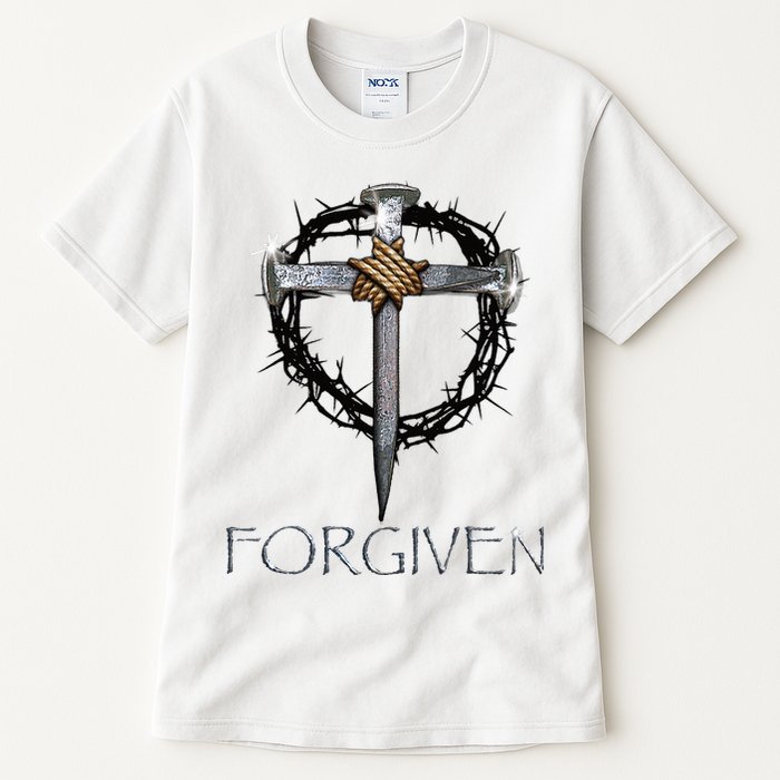 Forgiven  3 Nails crown of thorns  Tall T-Shirt